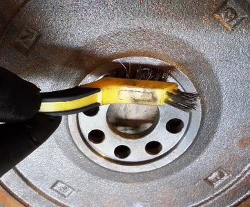 Install the Clutch and Flywheel