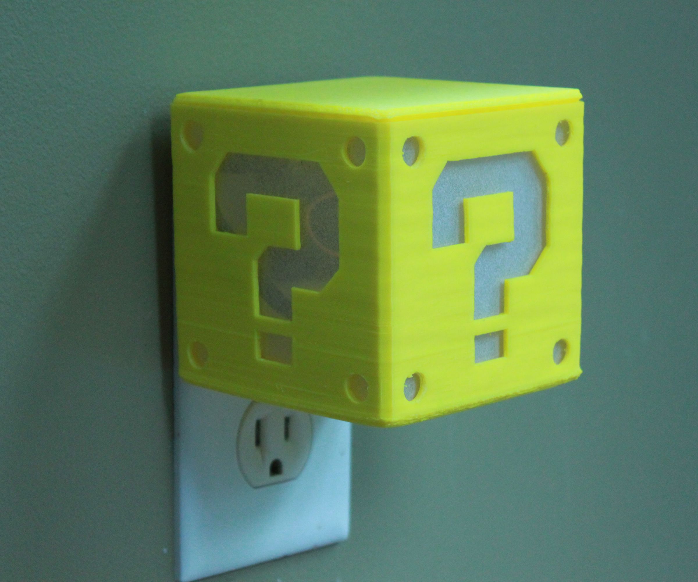 Mario Question Block Solar Monitor