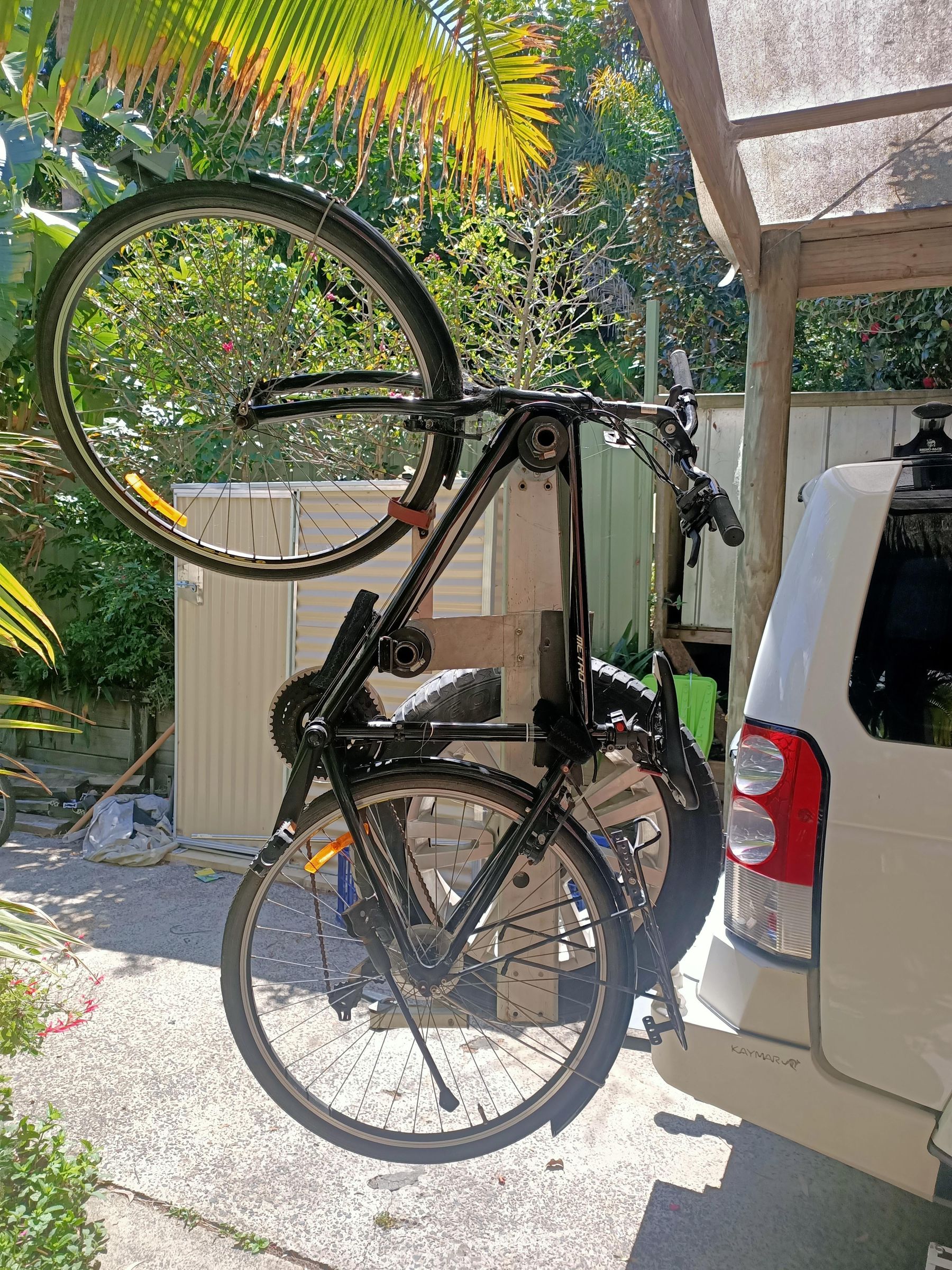 Swing Out Bike Rack Instructables