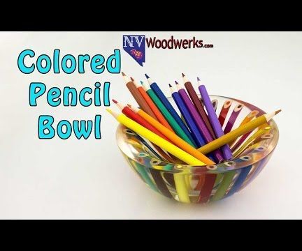 How to Make A Resin Cast Colored Pencil Bowl - 