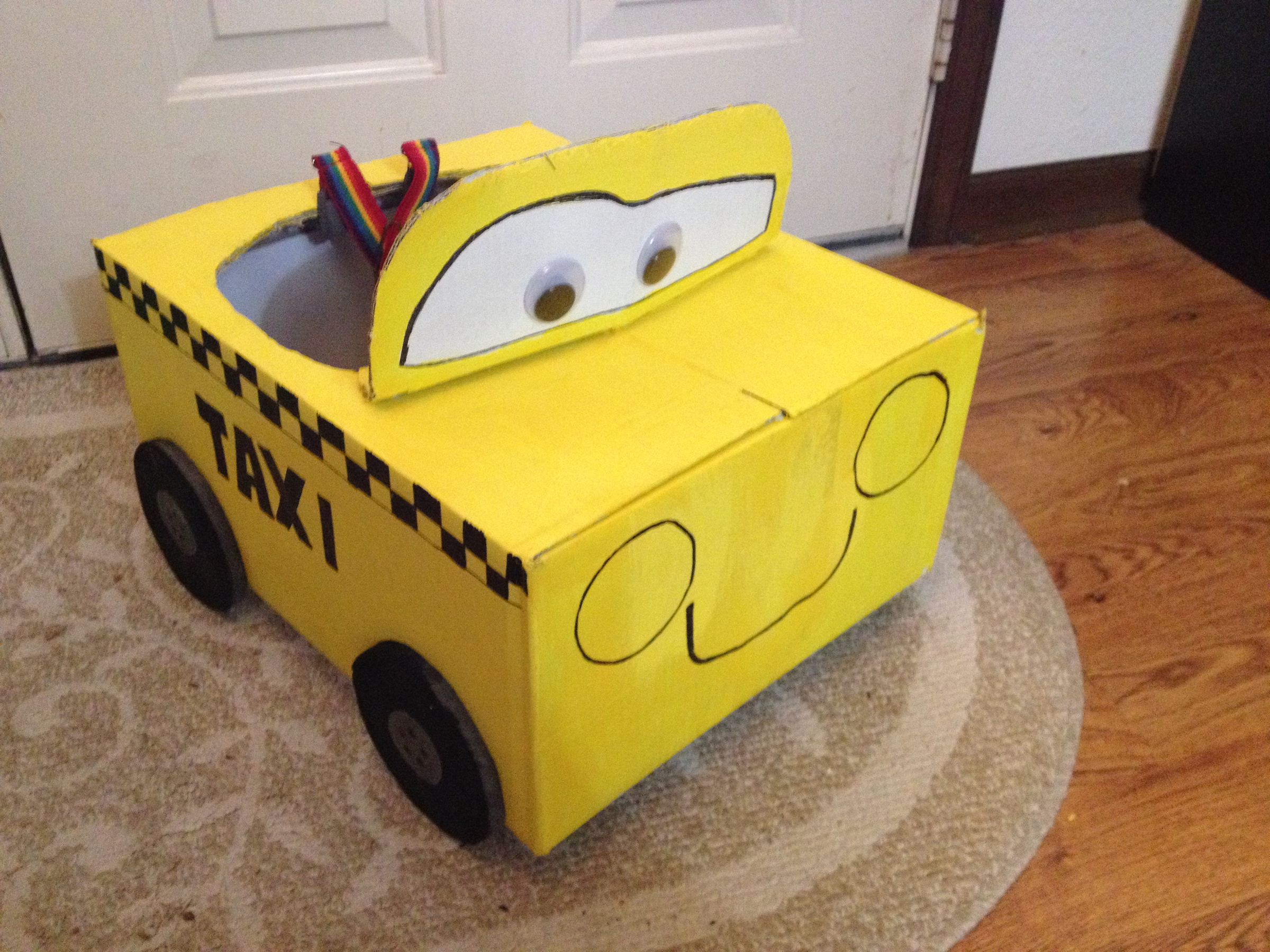 Quick and easy last minute Taxi costume