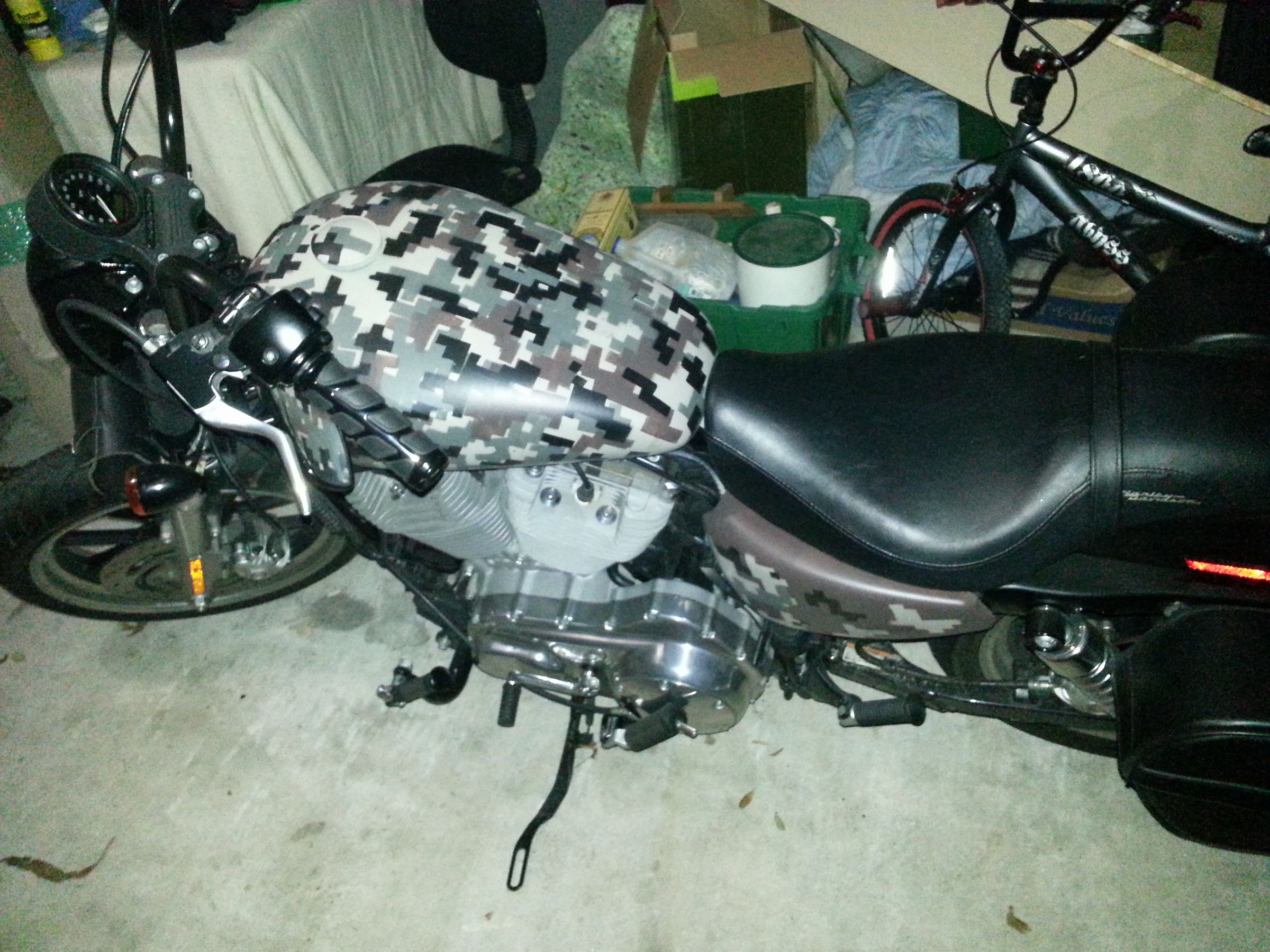 Digital Camo Pattern With Plasti-Dip