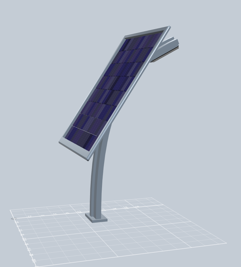 Solar Powered Street Light