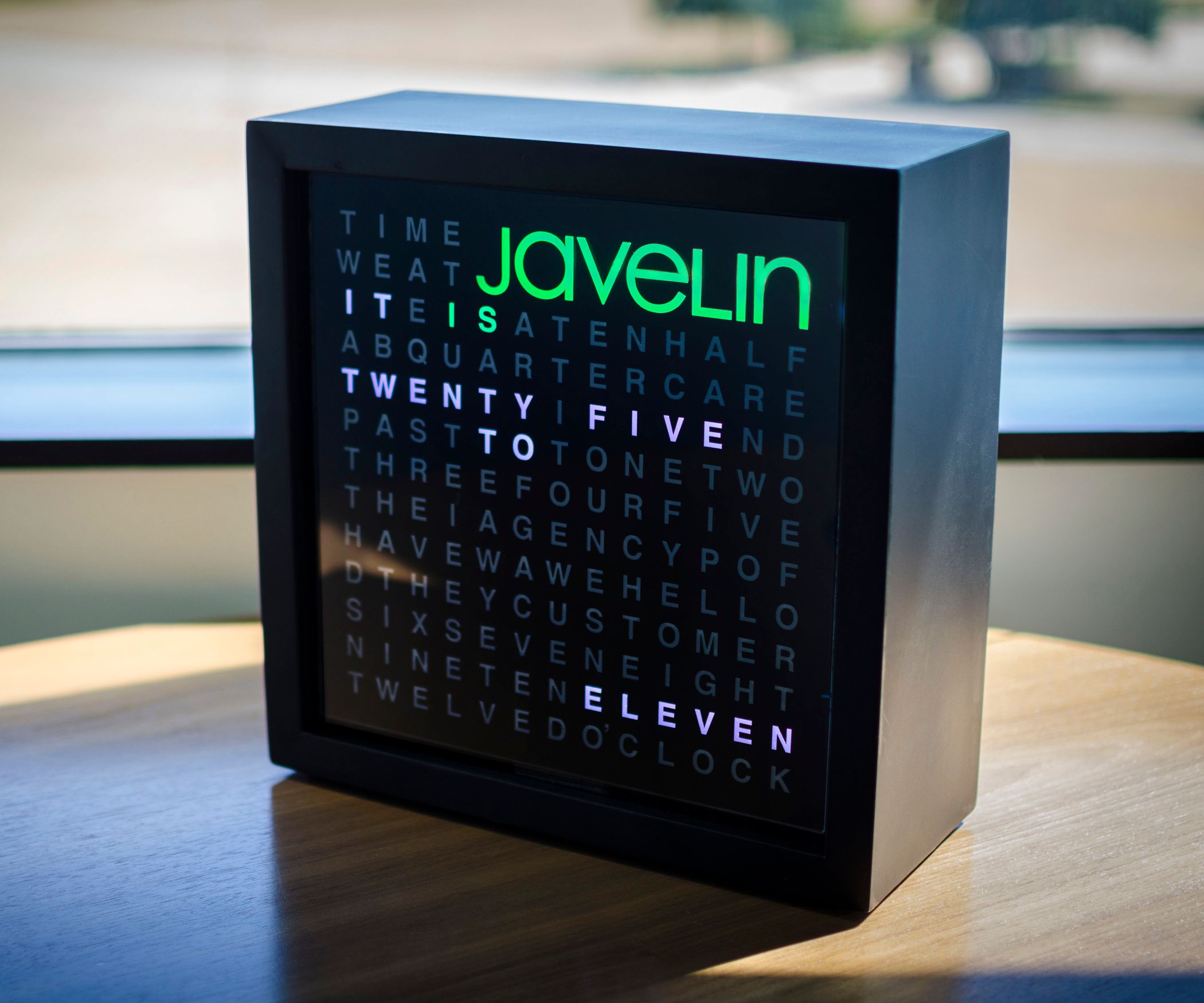 Javelin's Word Clock 9 Steps (with Pictures) Instructables