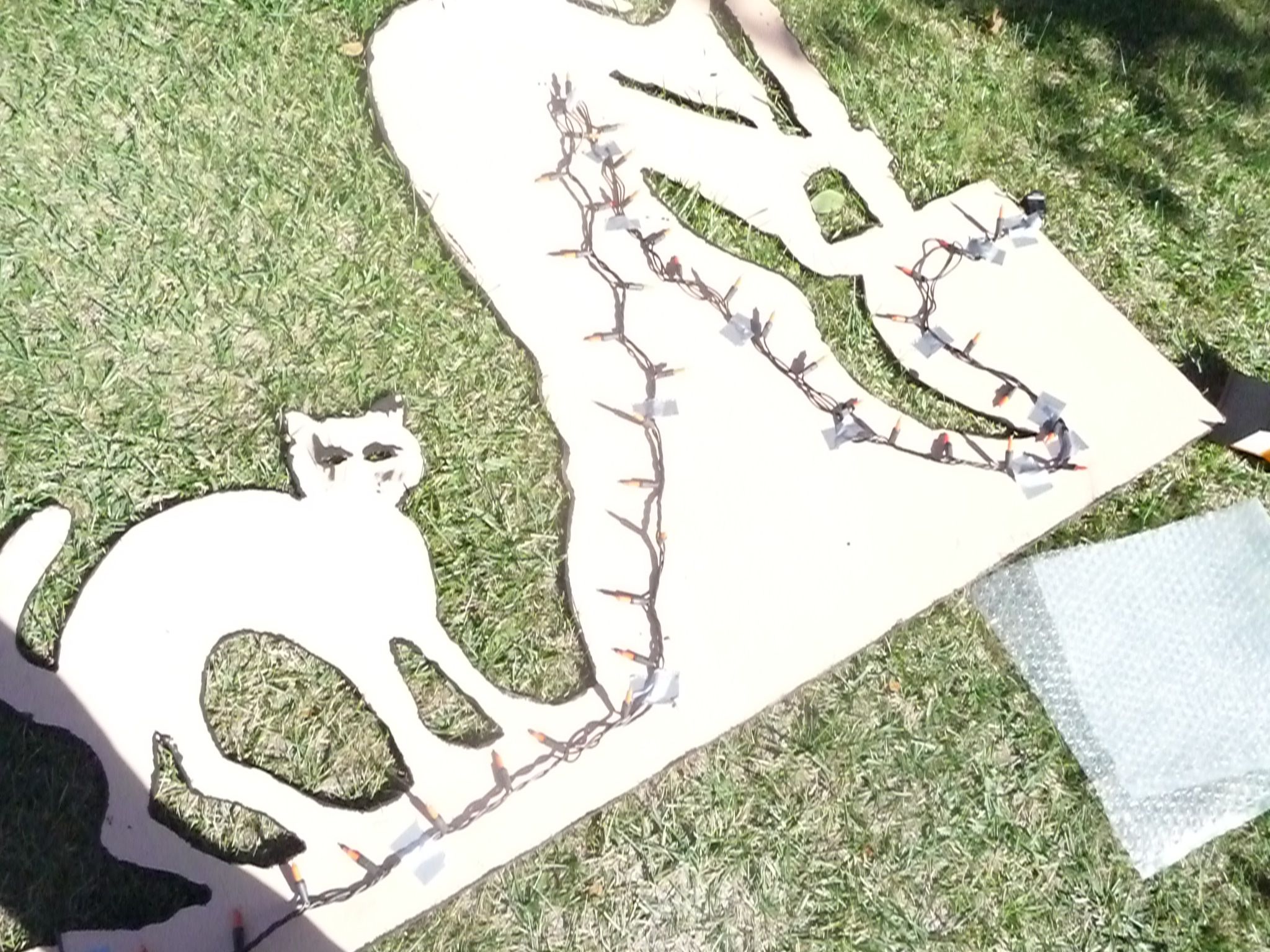Halloween Garage Door Silhouette : 6 Steps (with Pictures) - Instructables