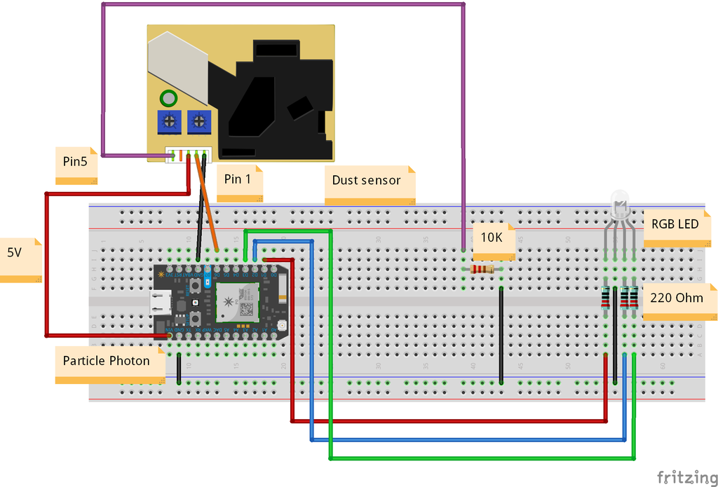 Air Quality Monitoring Using Particle Photon : 11 Steps (with Pictures ...