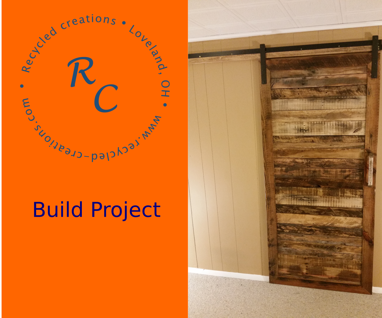How to Make an Up-Cycled Pallet Wood Sliding Barn Door