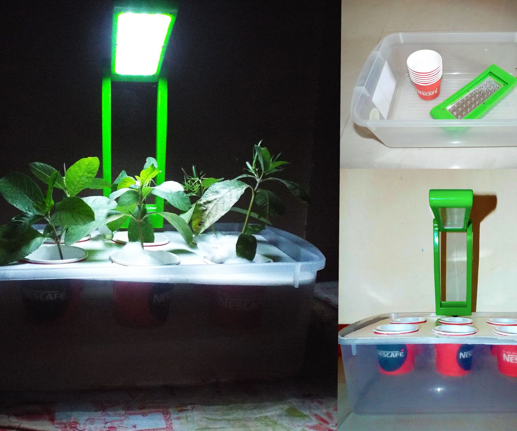 Automated Hydroponic Garden From Junk 