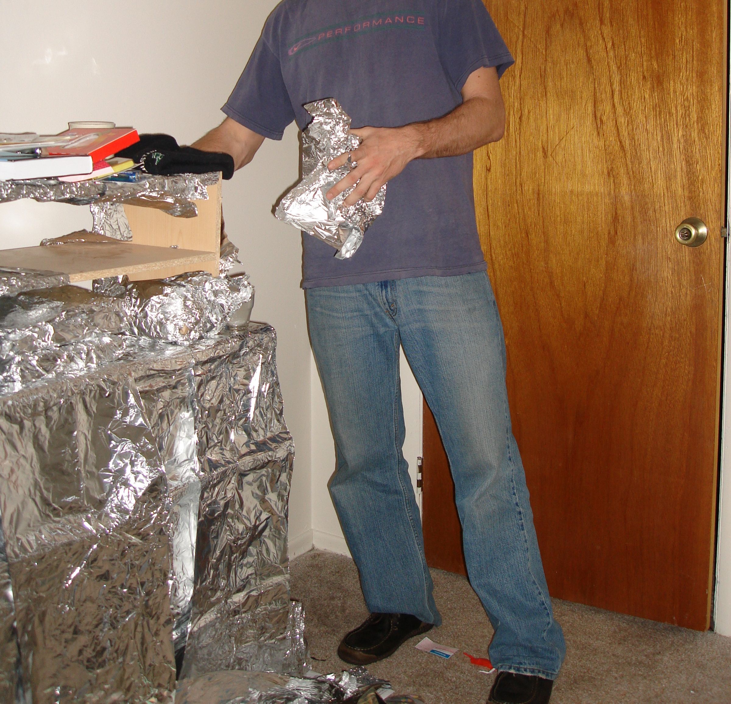 Balloon and Aluminum Foil Prank 5 Steps Instructables