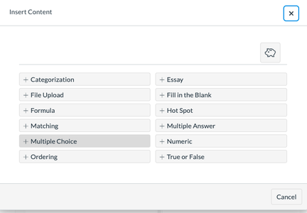 Attach a Multiple Choice Question.