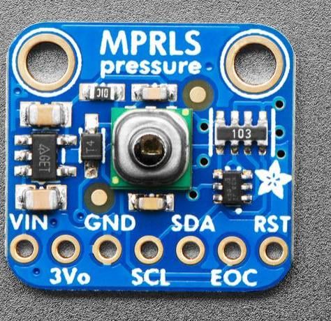 Adafruit MPRLS - Pressure Sensor Using Visuino Custom Code