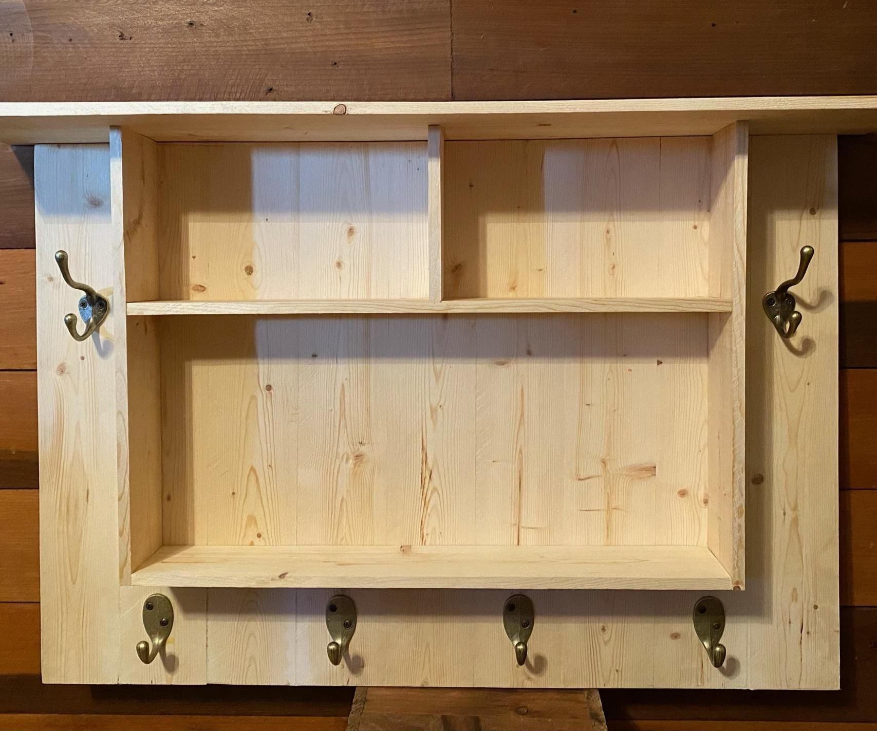Coat Rack-Organizer Shelf