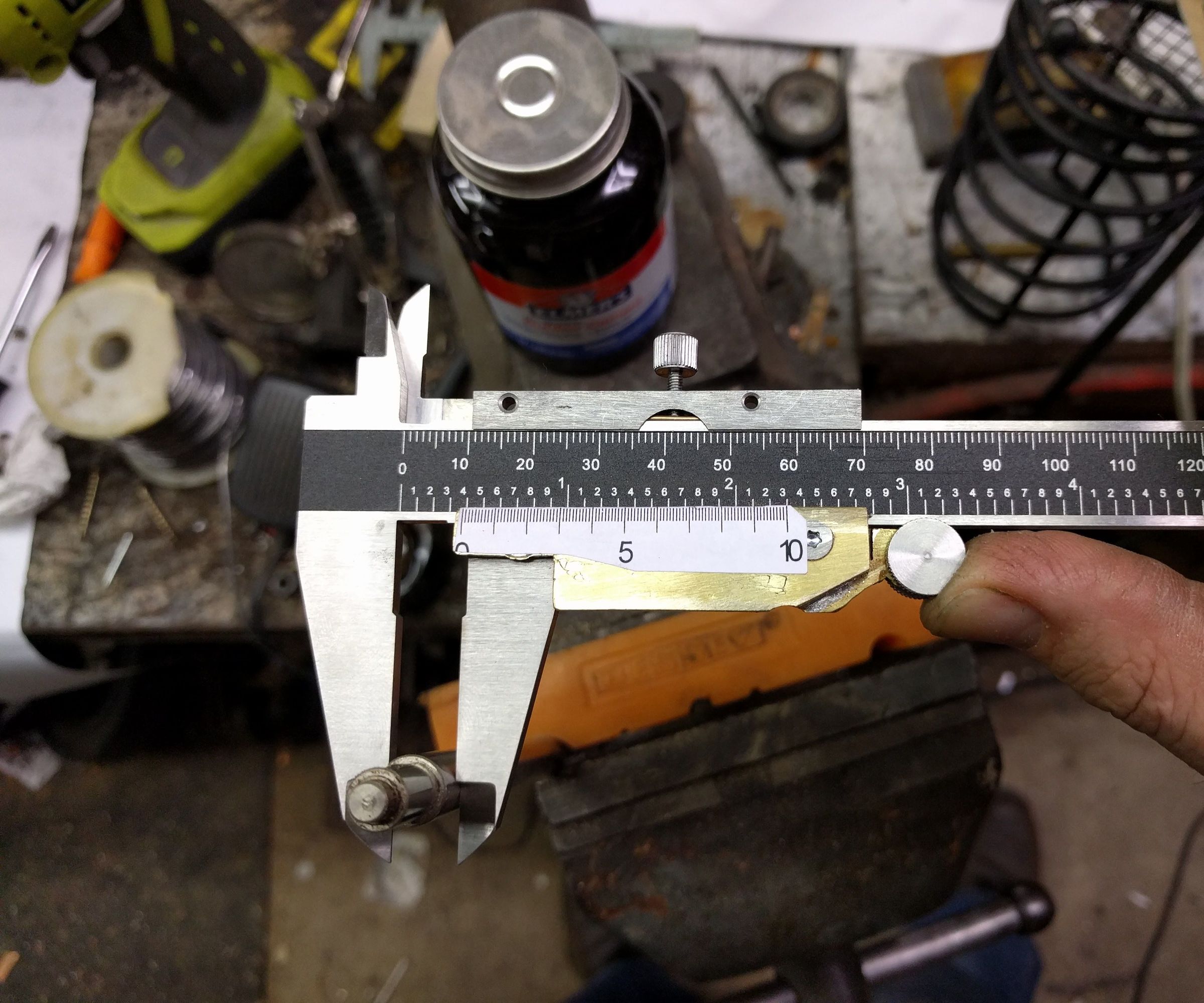 Convert a (broken) Digital Caliper to Vernier