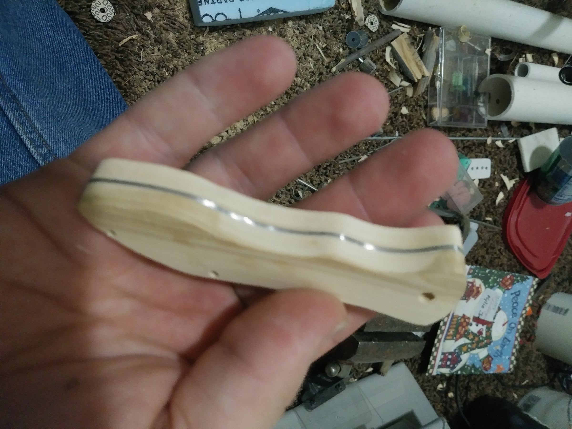 Wood Pocket Knife Handle 7 Steps Instructables