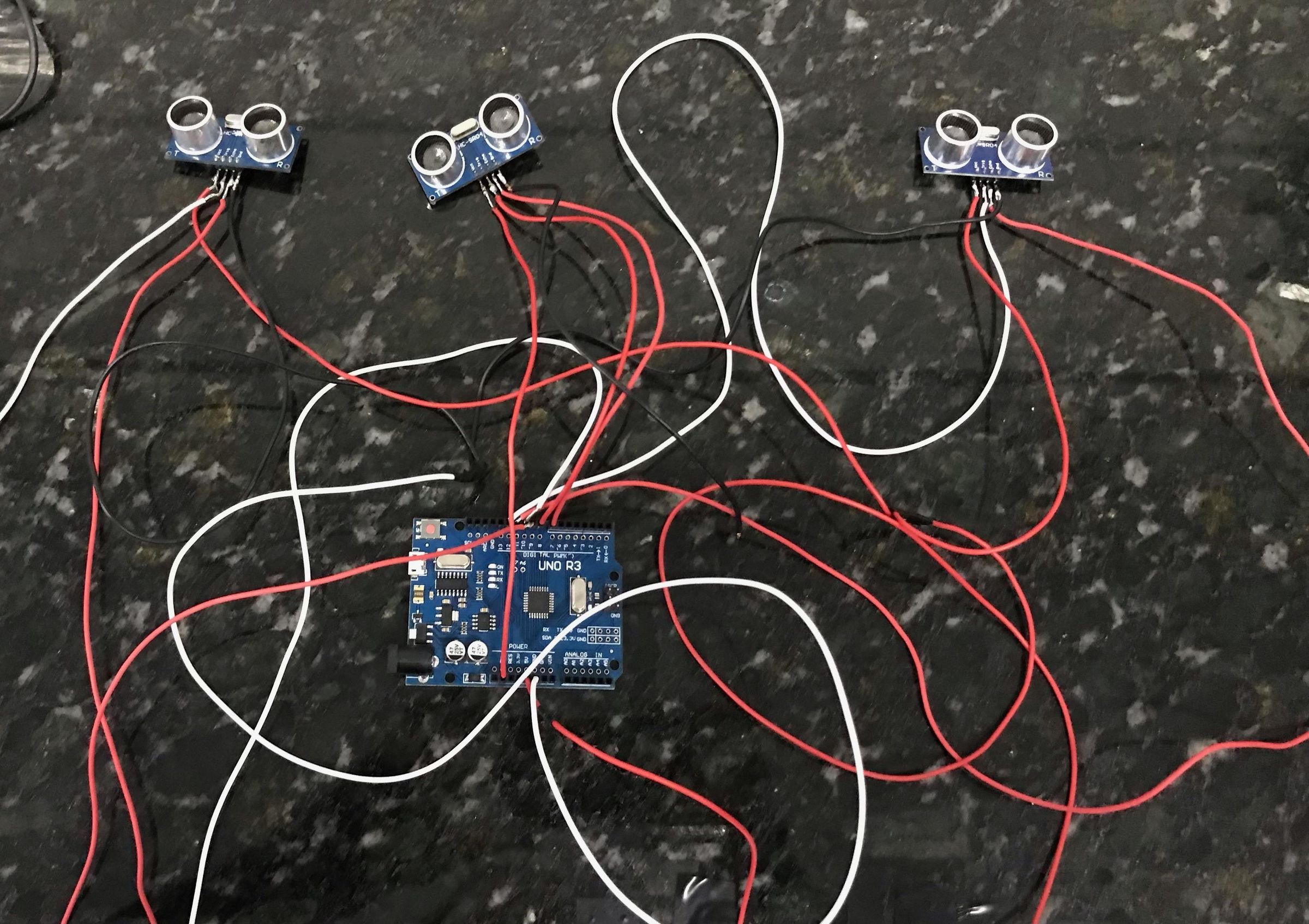 Conexão Do Arduino Com Sensores Ultrassônico