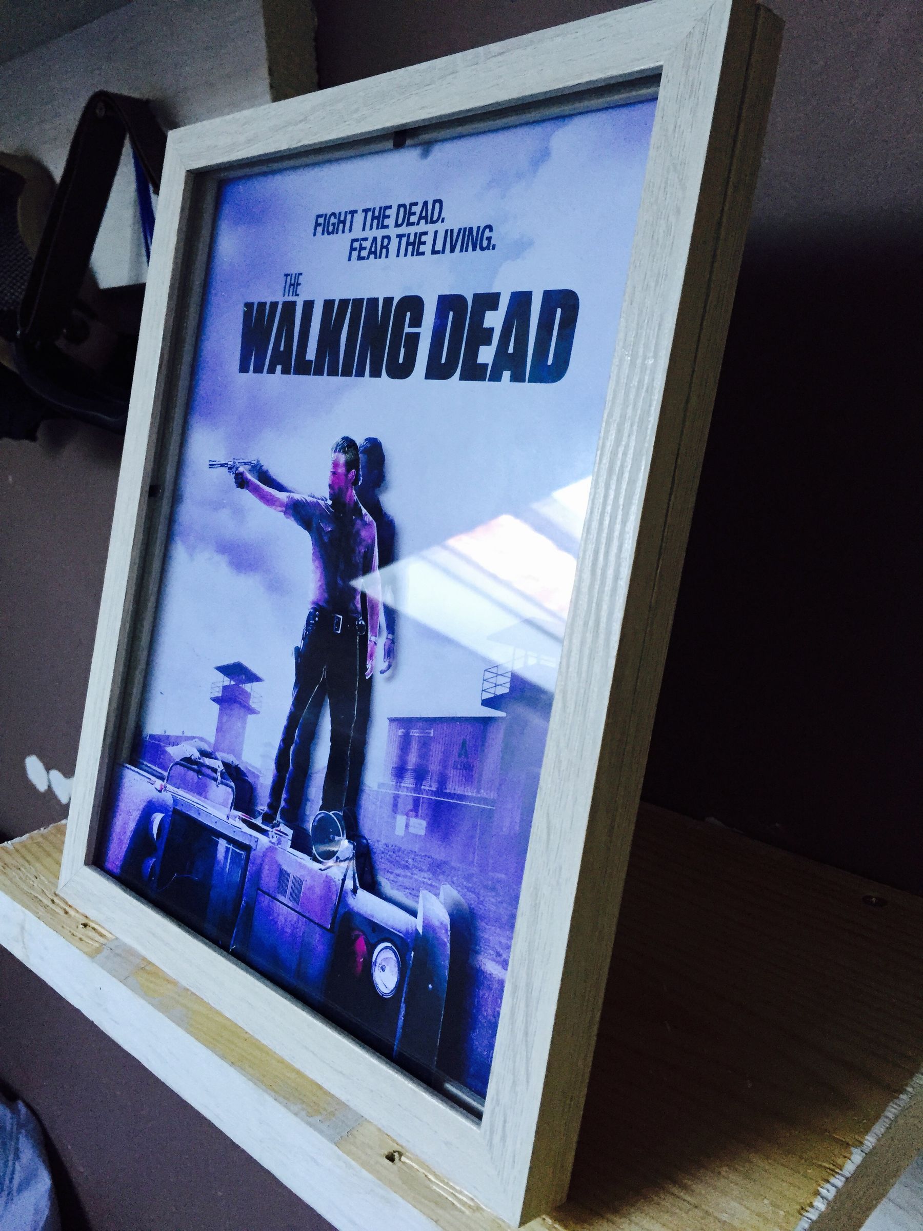 3D Effect Walking Dead Poster