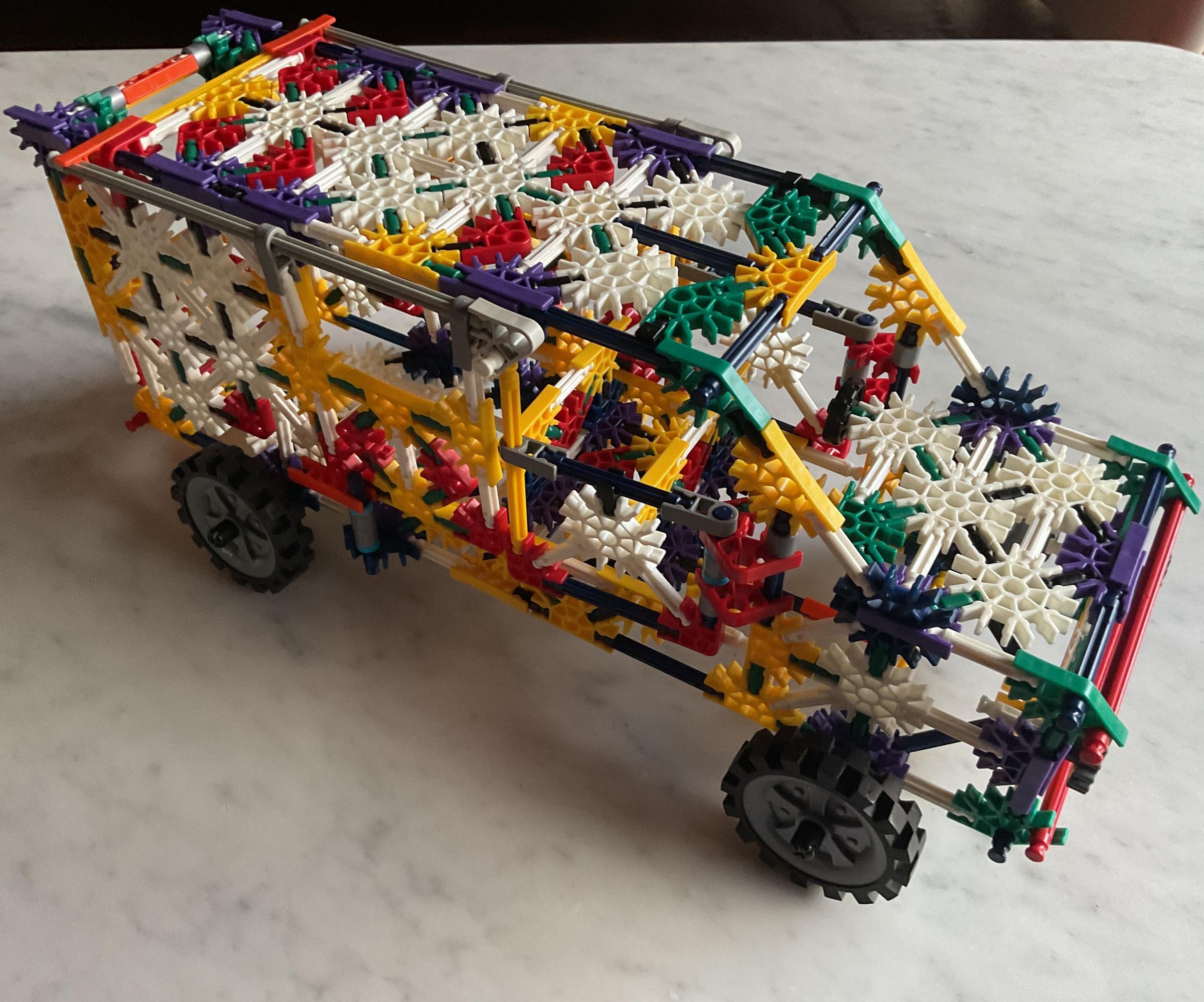 Knex Customiseble Van With Mods and Upgreads