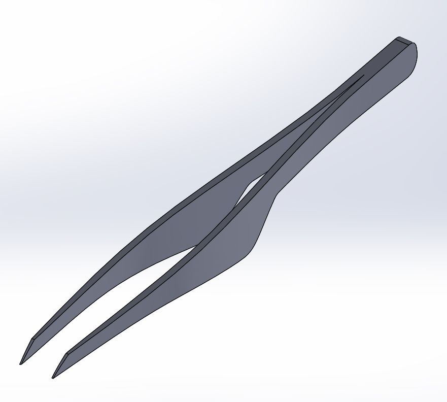 How to 3D Model Tweezers for 3D Printing