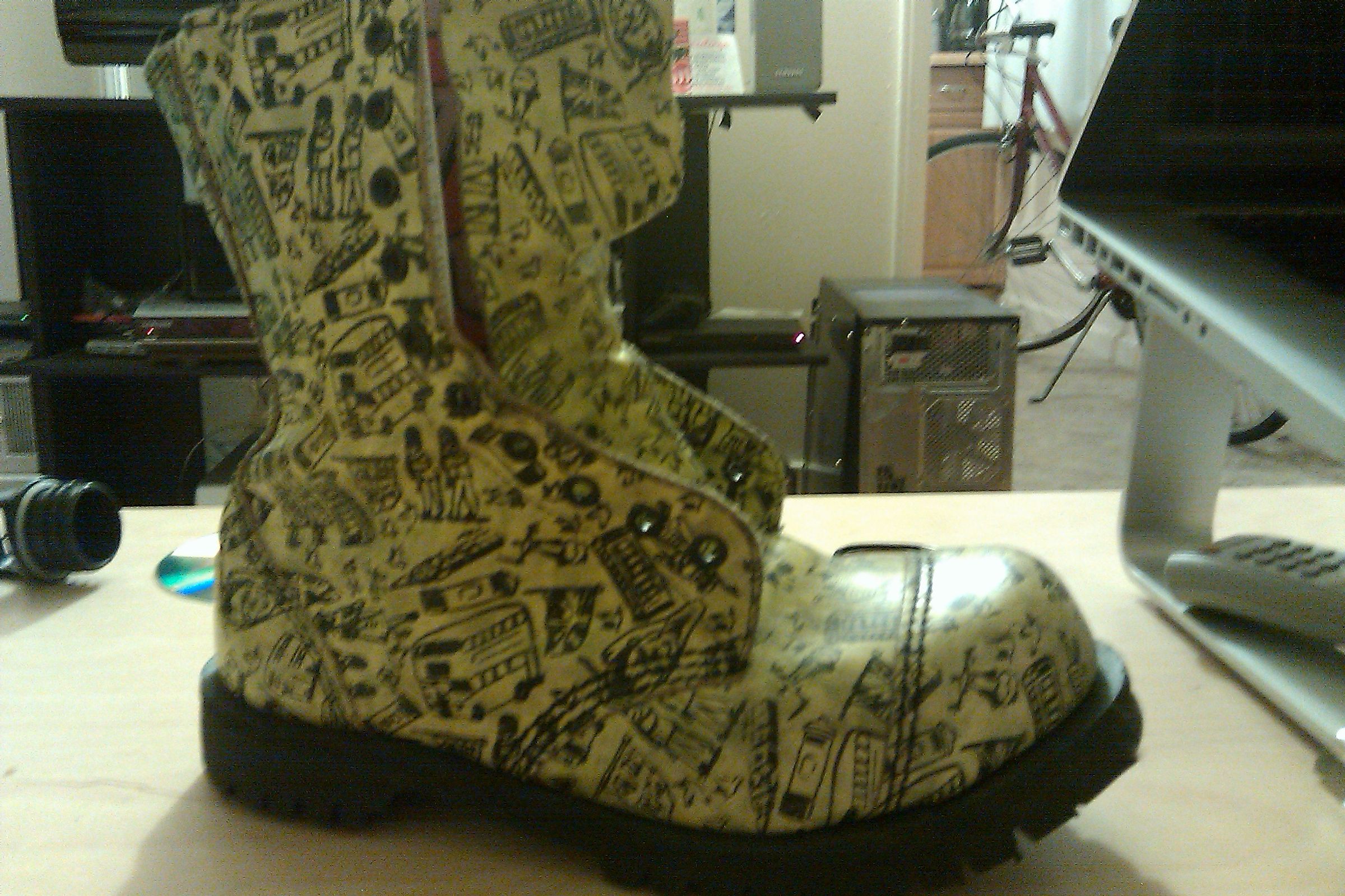 How I Dyed My Leather Boots Instructables