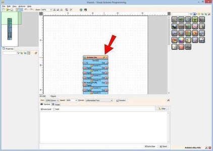 Start Visuino, and Select the Arduino UNO Board Type