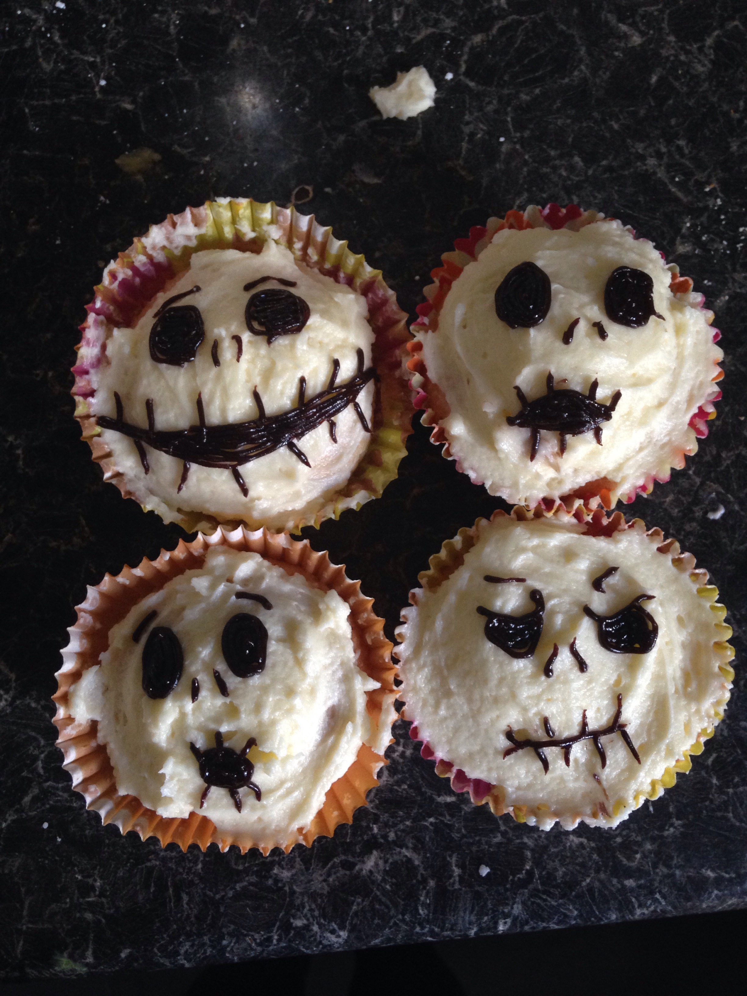 Jack Skellington Cupcakes