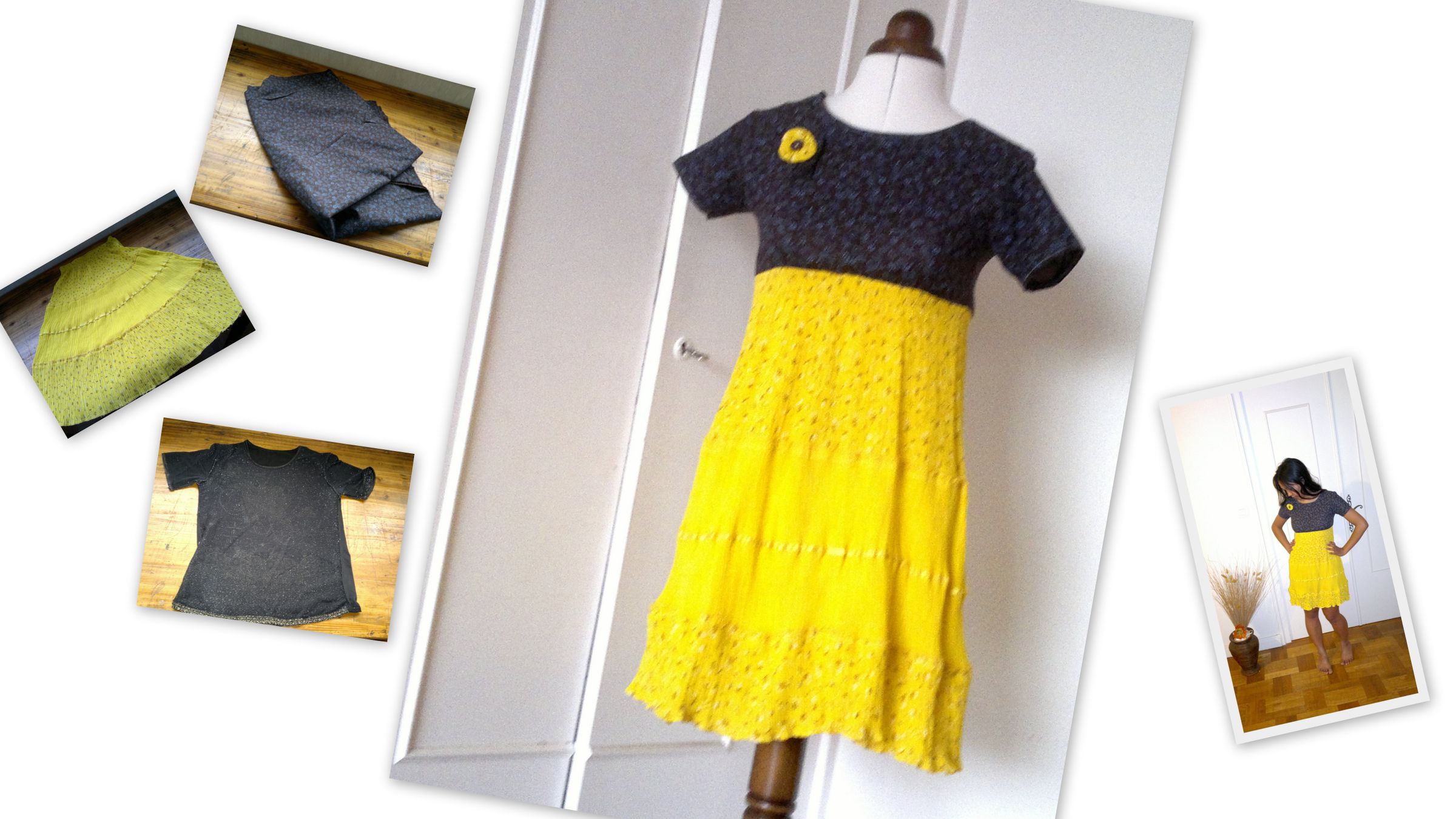 Recycle Your Skirt : Create a New Dress