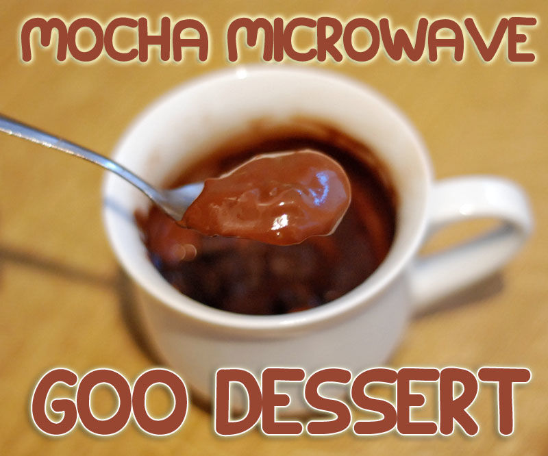 Mocha Microwave Goo Dessert