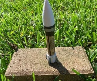 Completely 3D Printed Model Rocket Using Tinkercad.
