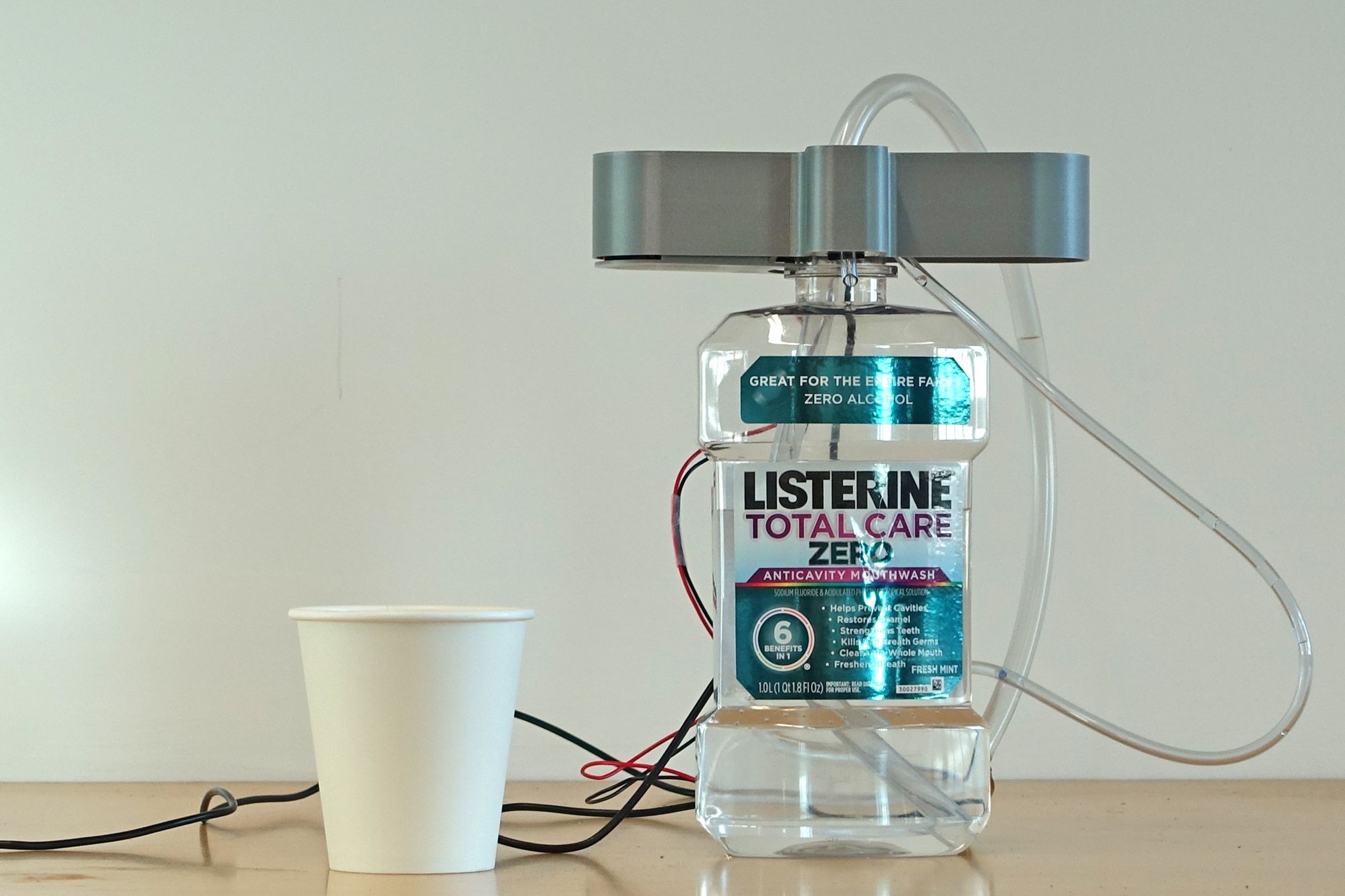 Smart Dispenser Dispenses Solutions Based on the VOC Level 4 Steps