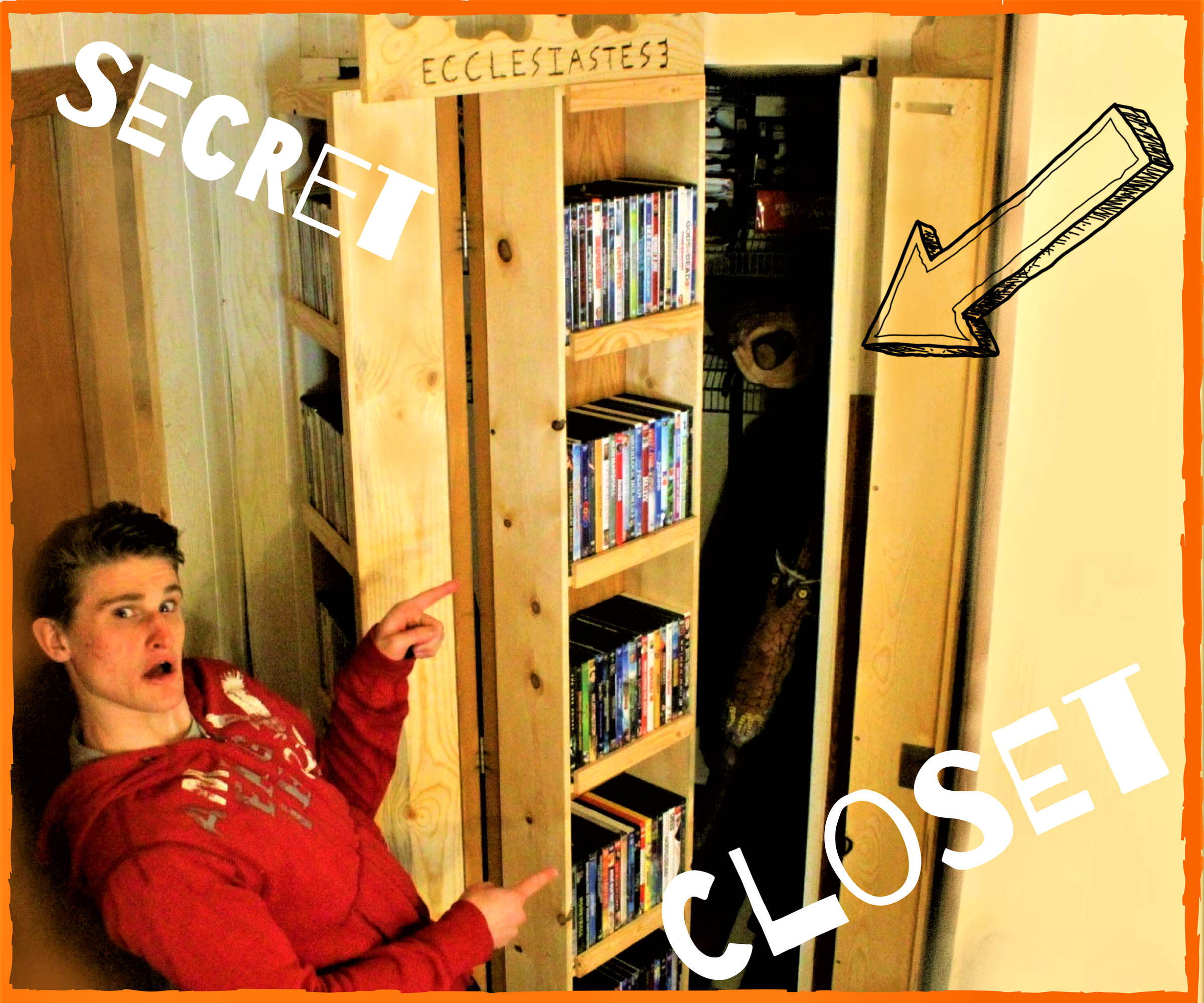 Crafting a Hidden Bi-Folding DVD Rack