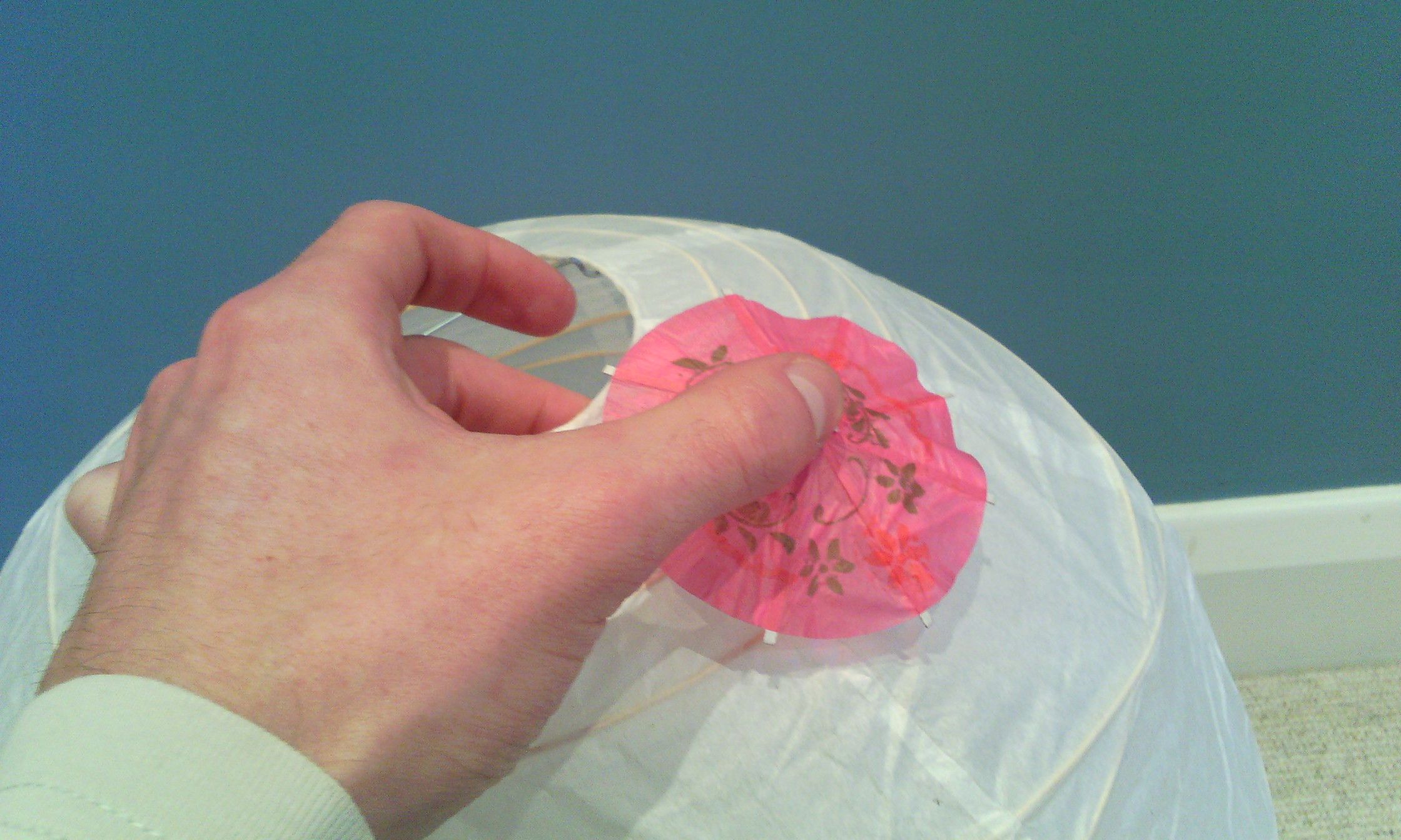 Cocktail Parasol Light Shade 6 Steps (with Pictures) Instructables