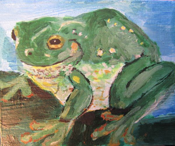 How I Painted a Wooden Box