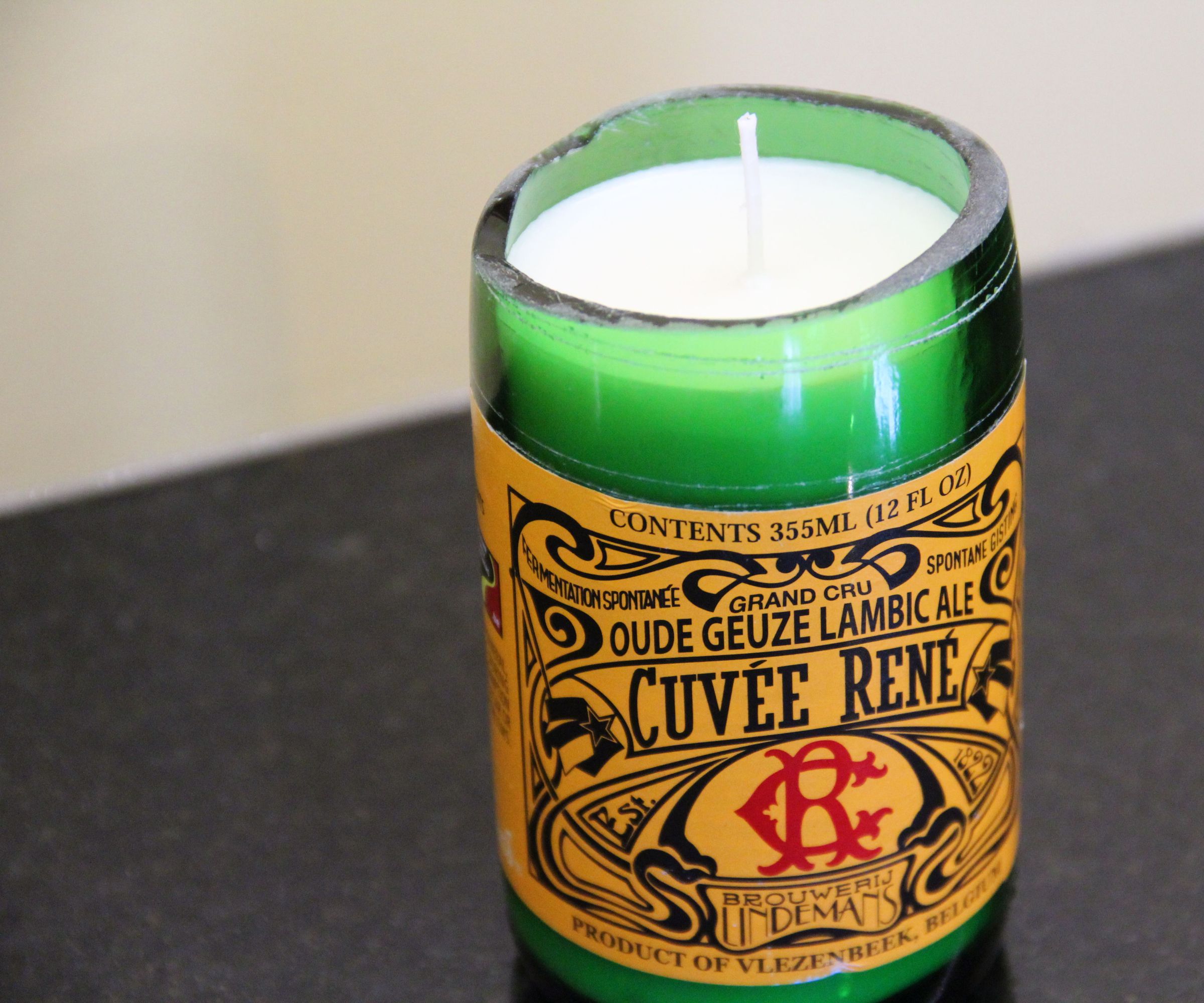 Easy Beer Bottle Candle Making