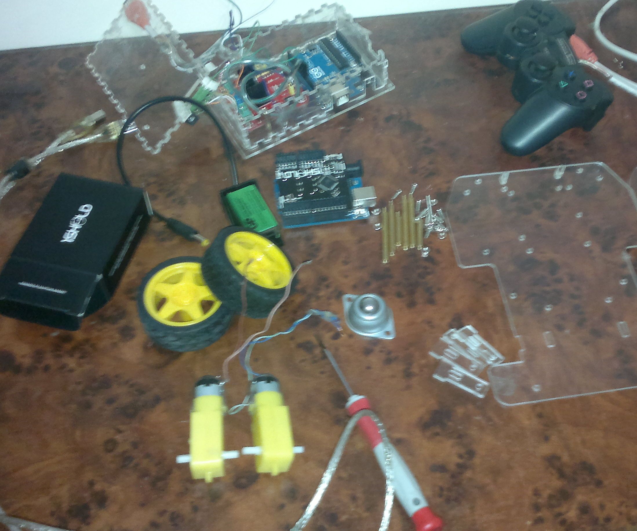 Robot Tracking and Mapping "Using 1Sheeld and Arduino"
