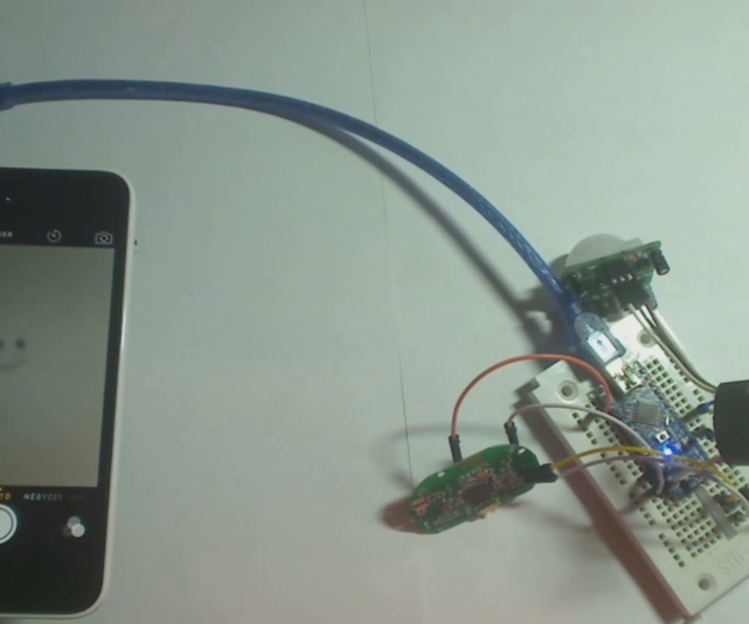 Iphone PIR Motion Detect Shutter Modification