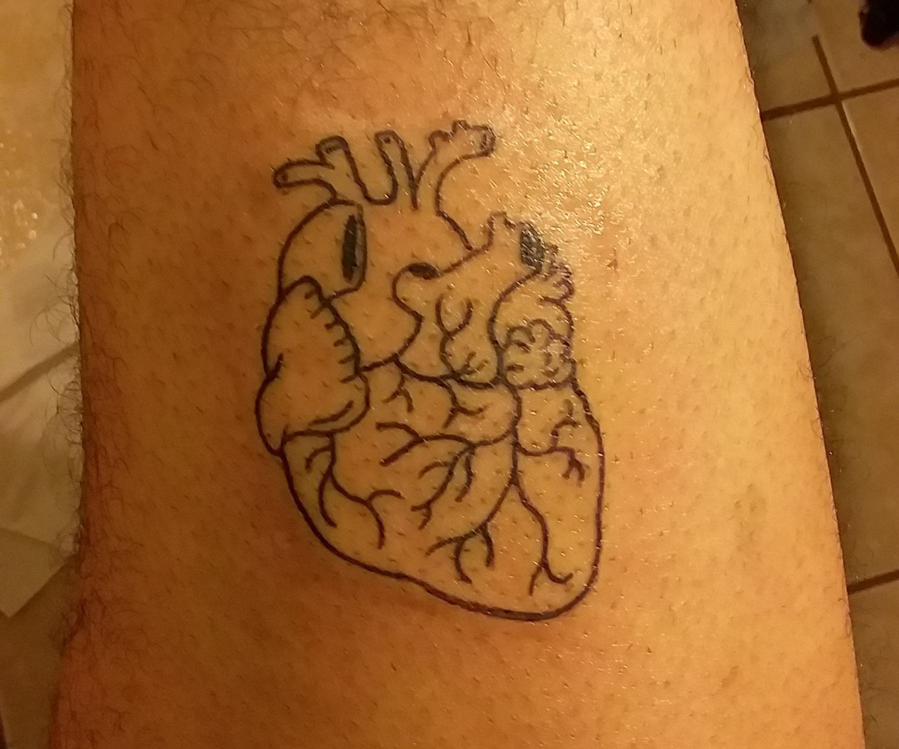 A Tell-Tale Heart Tattoo
