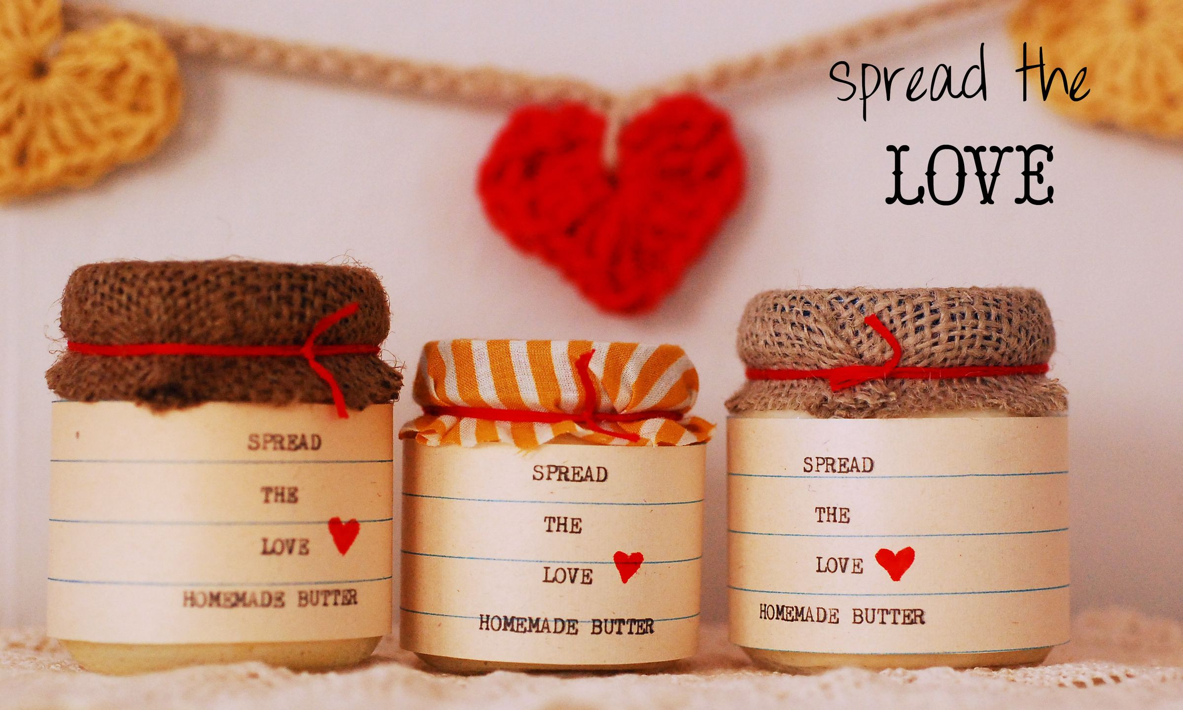 Let's Make Butter and SPREAD THE LOVE!  Now With Printable Pdf Label!
