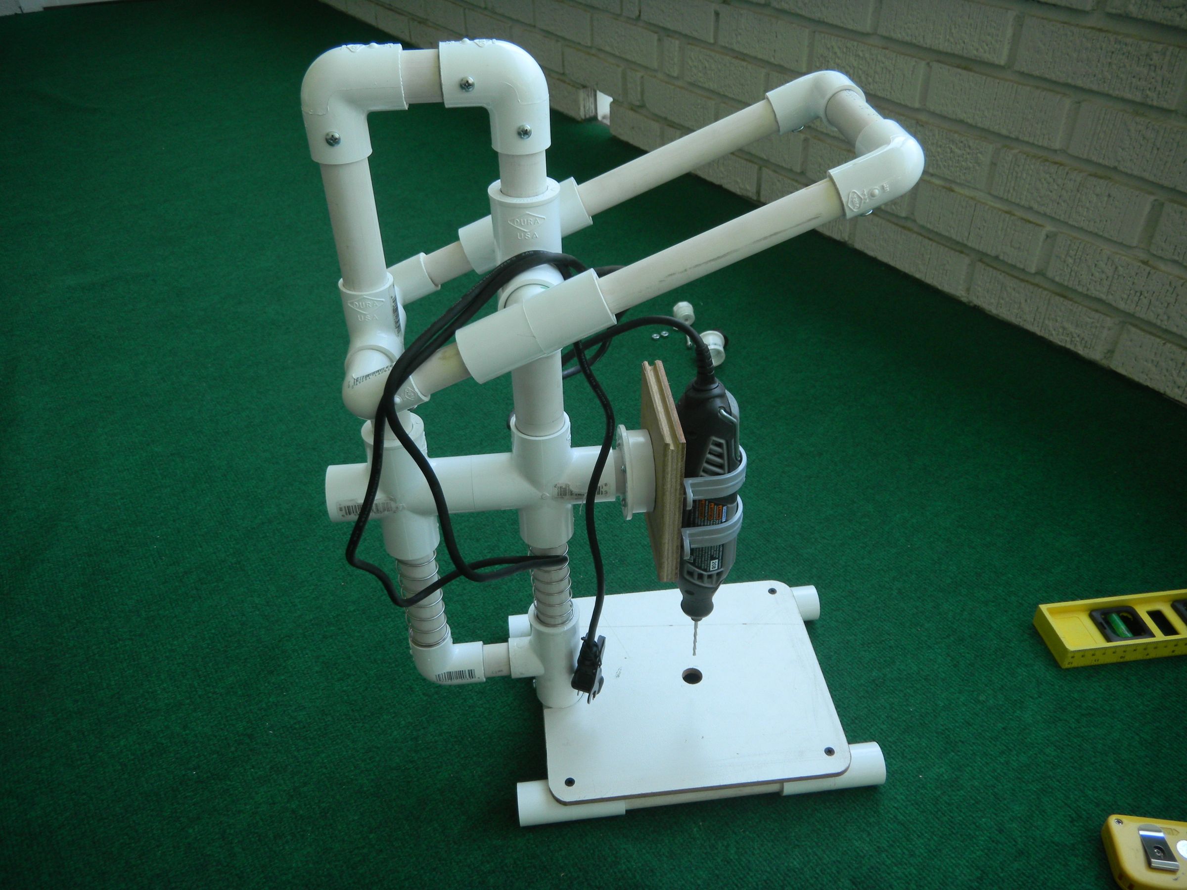 PVC Dremel Drill Press 9 Steps (with Pictures) Instructables