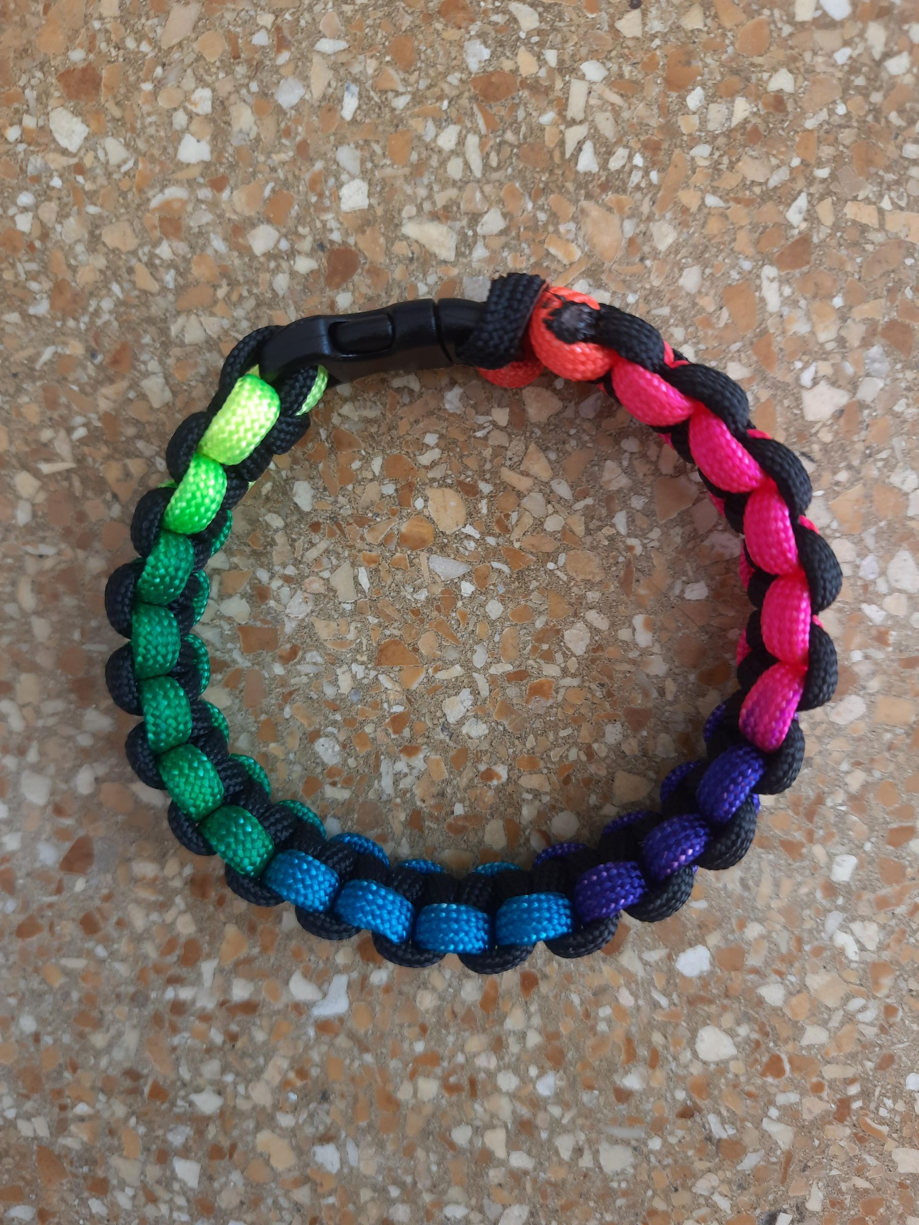 tie dye beads for bracelet