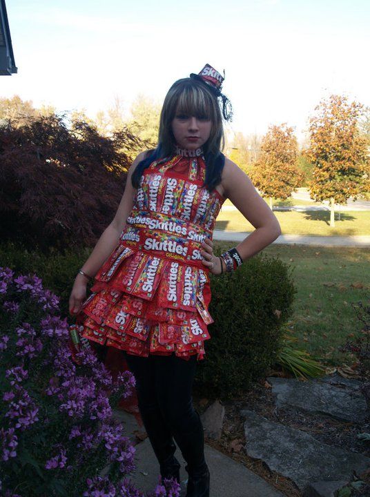 Skittle Wrapper Dress!