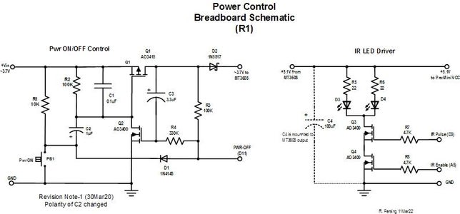  Assemble the Power Control Breadboard/PCB