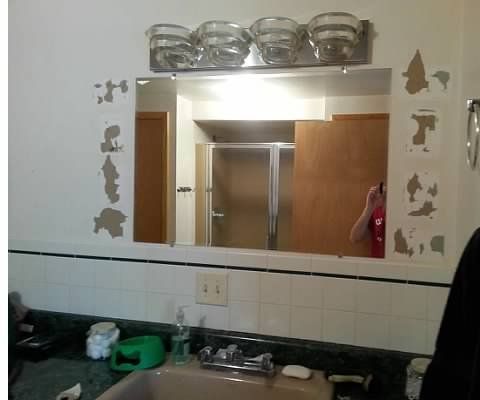 Spray Paint Old Laminate Counter Top