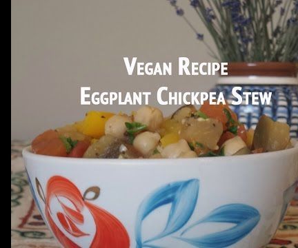 Eggplant Chickpea Stew (Vegan)