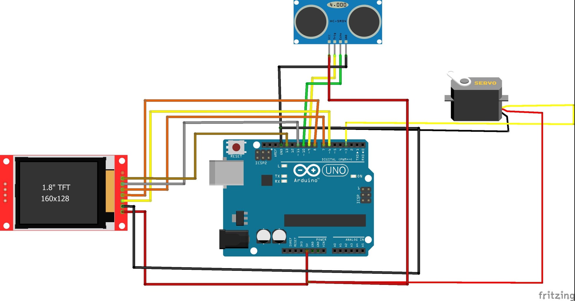 How to Make Radar System Using Arduino : 5 Steps (with Pictures ...