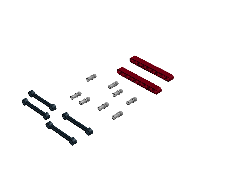 Easy to Make LEGO Four Link Suspension!