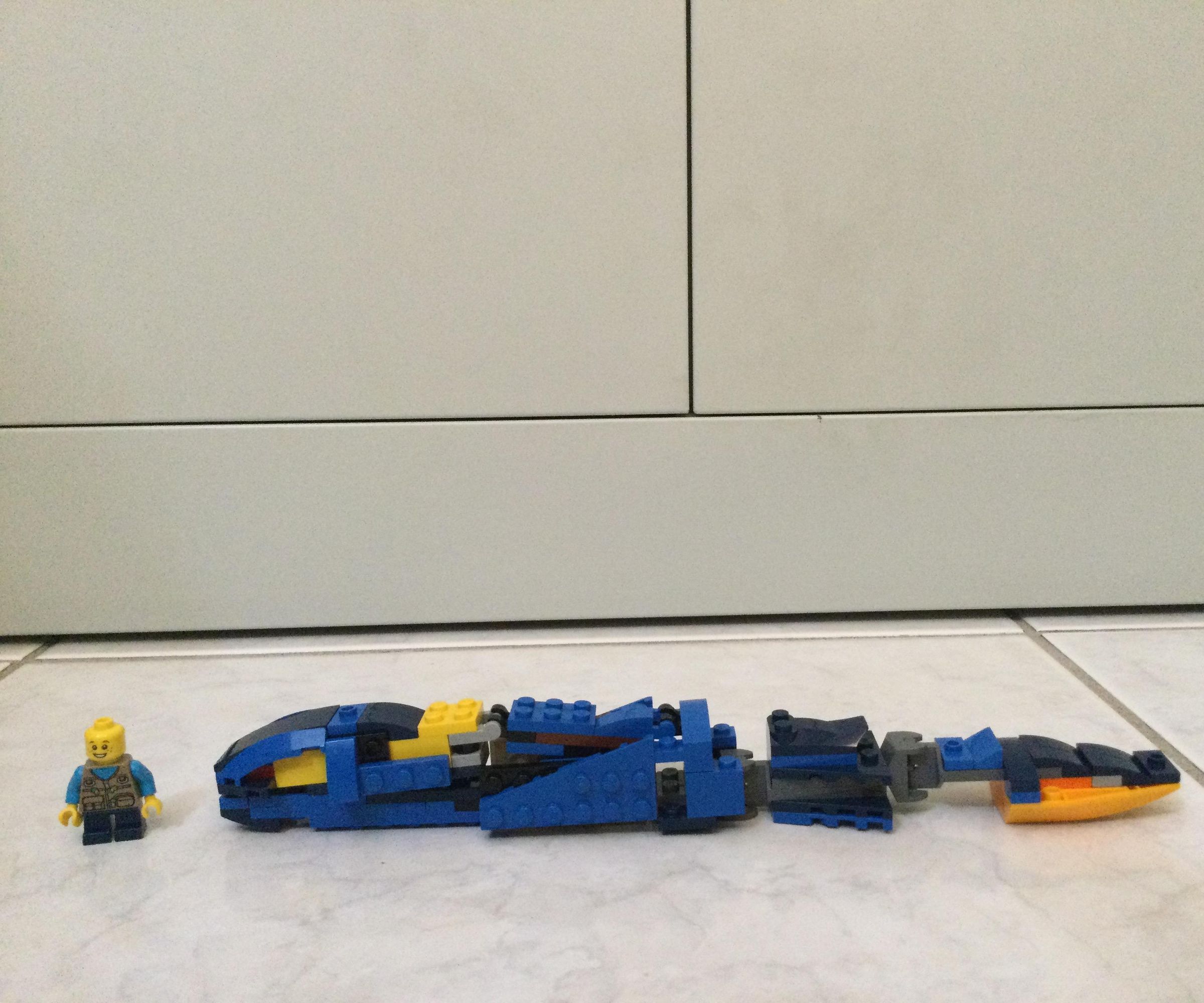 LEGO Snake That Can Swallow LEGO
