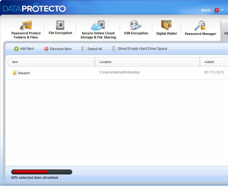 Deleting Files Permanently With Data Protecto’s File Shredder