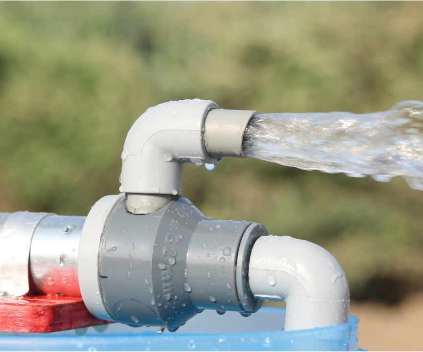 High Pressure Water Pump From PVC Pipe