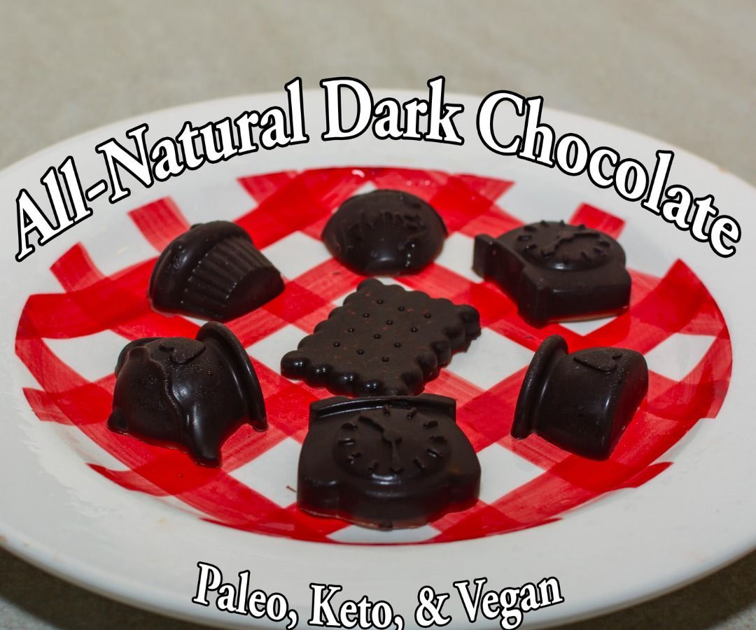 All Natural Paleo Keto Vegan Dark Chocolate 