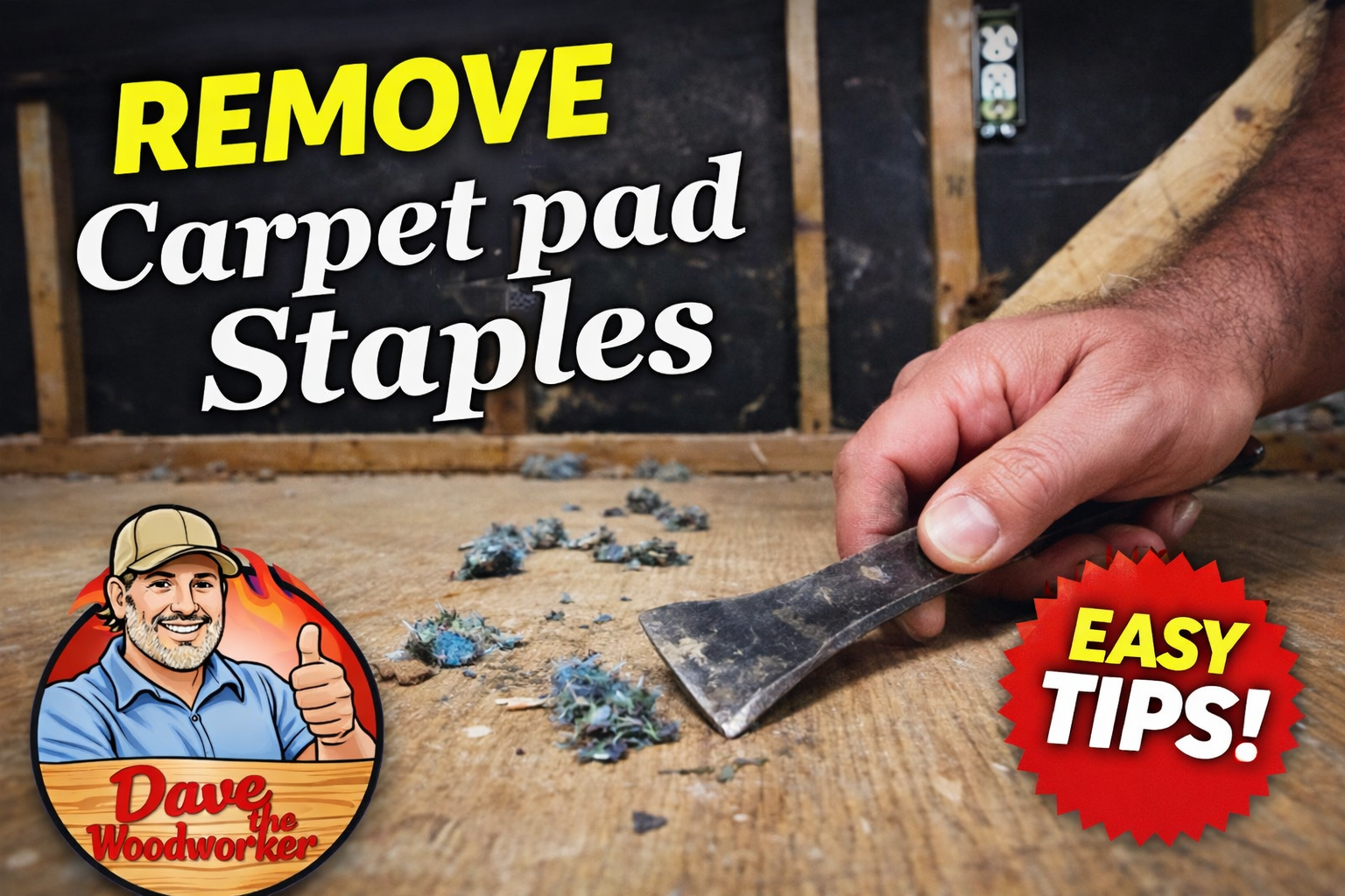 How to Remove Carpet Staples - Instructables